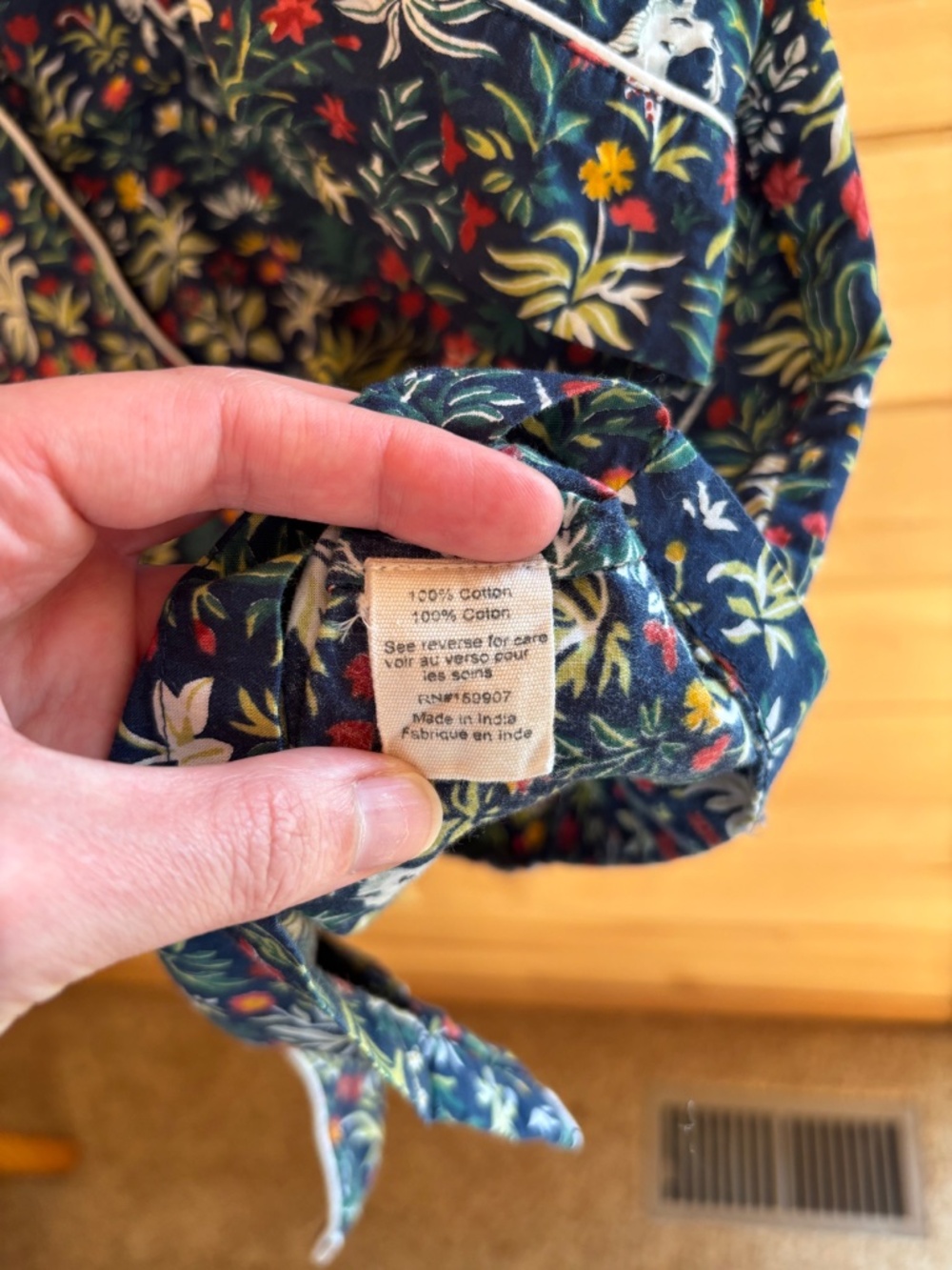 Printfresh Unicorn’s Garden Botanical Short Sleeve/Shorts PJ Set - Picture 4 of 6